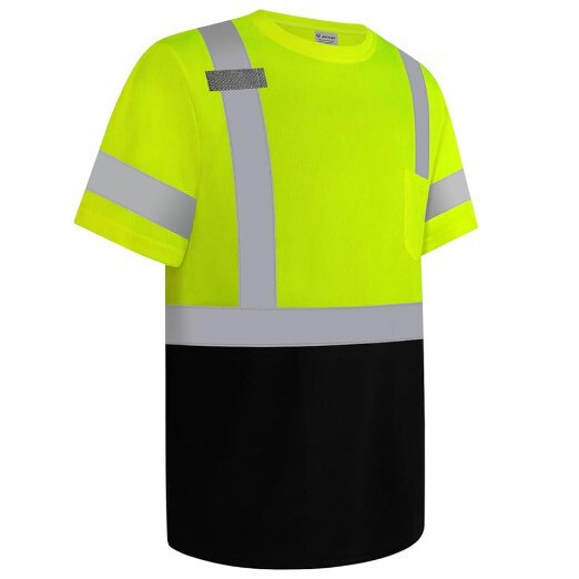 Reflective T-Shirt Manufacturer Direct Sales Safety High-Visibility Work Clothes Quick-Drying High-Brightness Construction Night Cycling Shirt