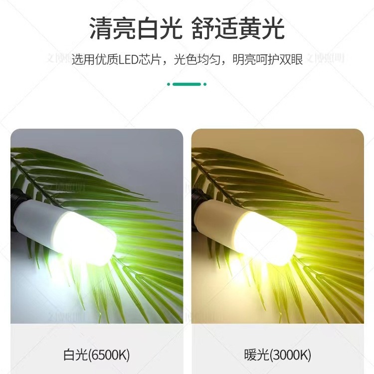 Bombilla led lámpara cilíndrica bombilla de ahorro de energía E27 tornillo lámpara de mesa downlight luz de la noche Máquina Herramienta de iluminación bombilla de repuesto