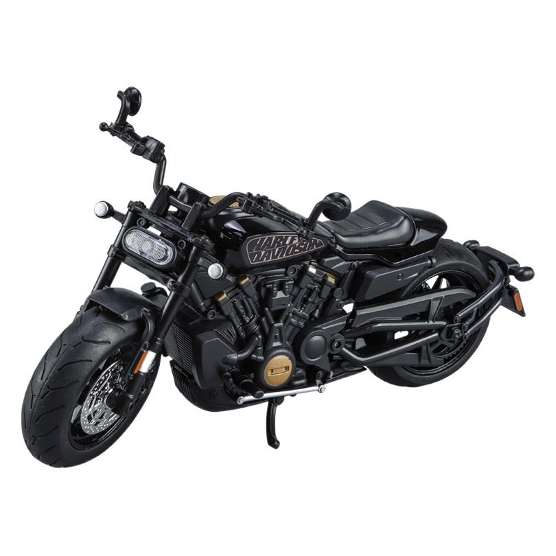 1/12 Harley sportsters modelo de aleación de motocicleta volante delantero niño modelo de aleación de juguete para niños