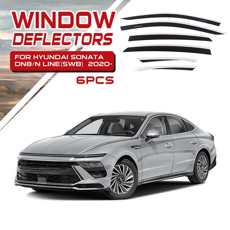 Adecuado para Sonata SONATA, ventana de protección contra la lluvia, cejas de lluvia modificadas, accesorios de visor de ventana