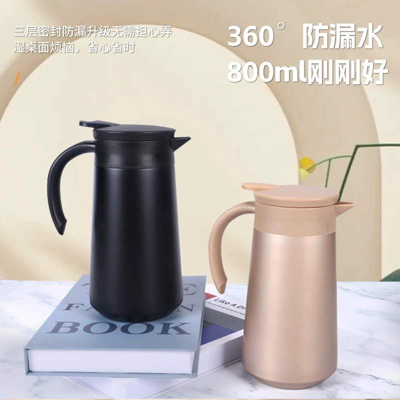 Capacious thermos for home use, handheld moisturizing teapot, 800 ml, custom-made