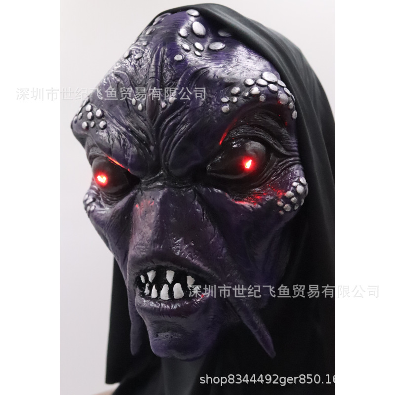 Halloween Smiley cara alienígena máscara sin rostro de los hombres tocados fiesta danza parodia accesorios máscara exorcista