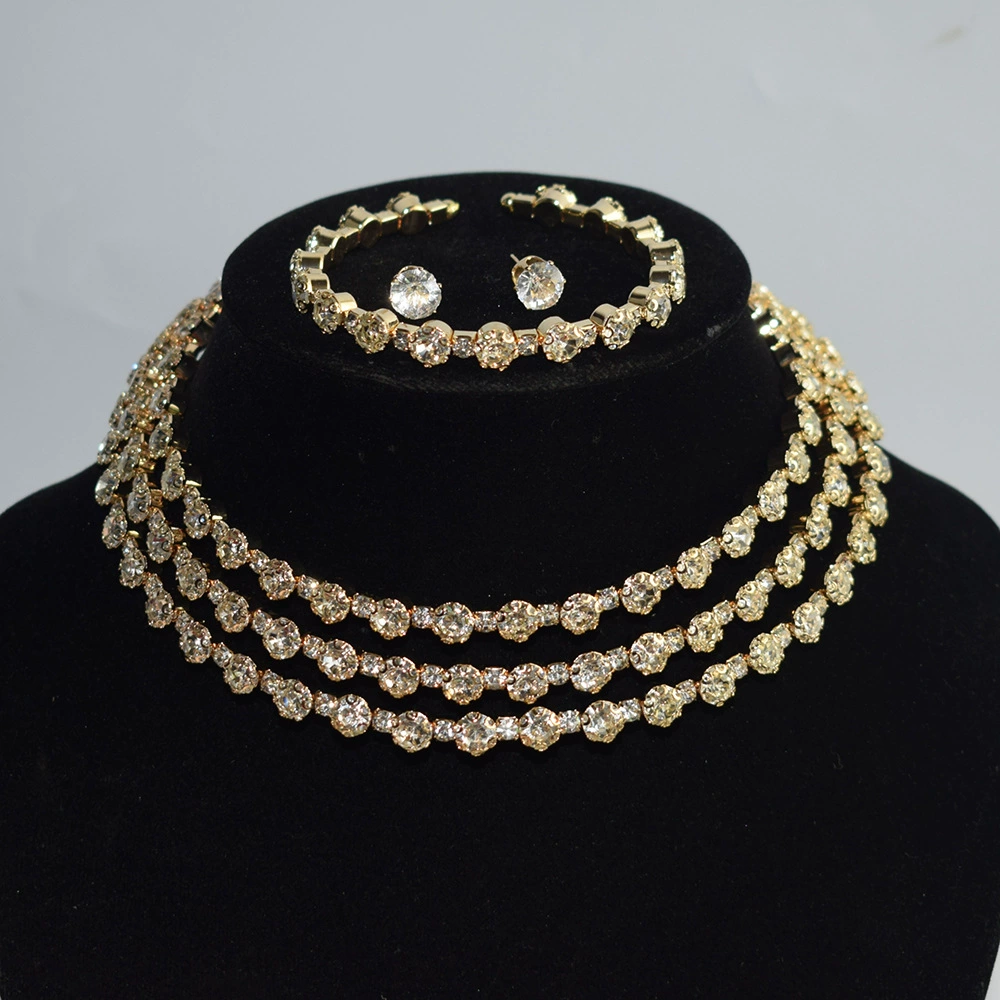 Accessory for bride, choker, bracelet, earrings, set, necklace, chain, gold and silver