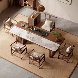 实木床;桌类、茶几;餐边柜
