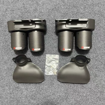 Tailpipe Exhaust, and Rear Bumper, Big Surrounded - carbon-fiber-four-out