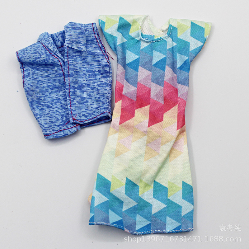 30cm juguete Barbie muñeca ropa moda arriba y abajo traje moda falda