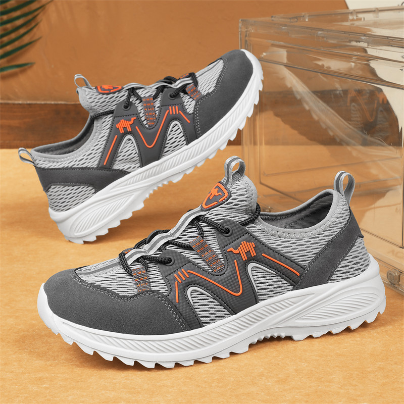 2024 verano nuevos zapatos de hombre casuales de moda al aire libre zapatos de suela suave zapatos transpirables de malla para hombre