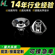 35直径3度小角度聚光透镜led透镜氛围灯透镜3535 5050手电筒透镜