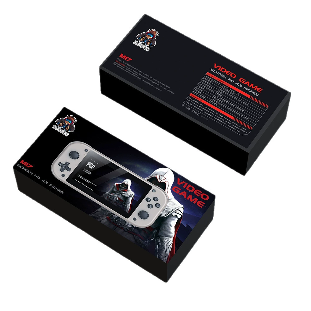 Handheld Game Console M17, 4.3-inch HD Screen, Multiple Storage Options (64/128/256 GB)