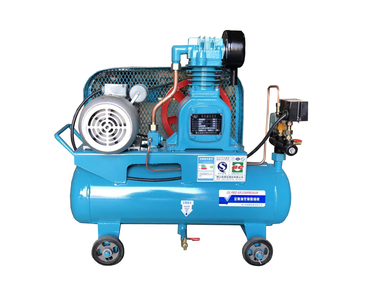 供应普通式ZW-0.055/10全无油空压机