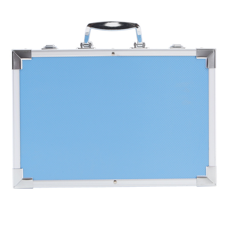 Explosión de fábrica directa 145 caja de aluminio de doble capa para niños pincel conjunto de pintura acuarela estudiantes suministros de arte al por mayor image 12