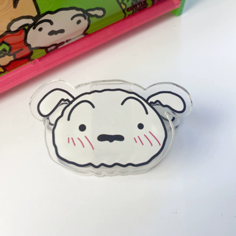 Двойной зажим PP (Crayon Shin) Карикатура Шин-чан дизайн, разноцветные двухсторонние канцелярские принадлежности