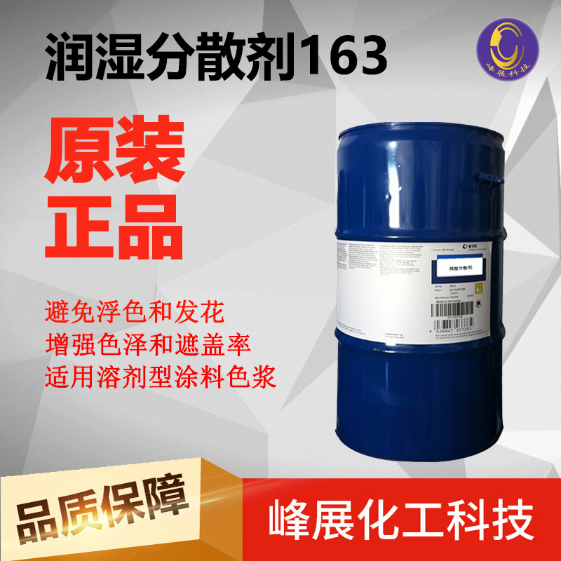 Wetting dispersant 163 Solvent based coating Colorants Reduction Flooding increase gloss Hiding