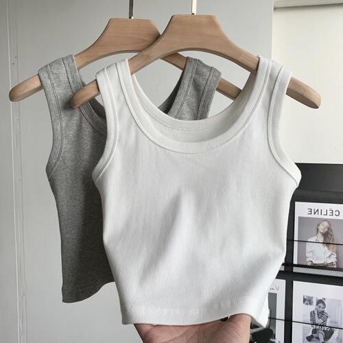 Women's Summer Suit Tank Top, Slip Bodysuit, Underwear Top, Sleeveless, Crop Top, Casual