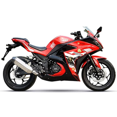 Motosikletlər Car, Double-Cylinder Water-Cooled 400Cc Fuel