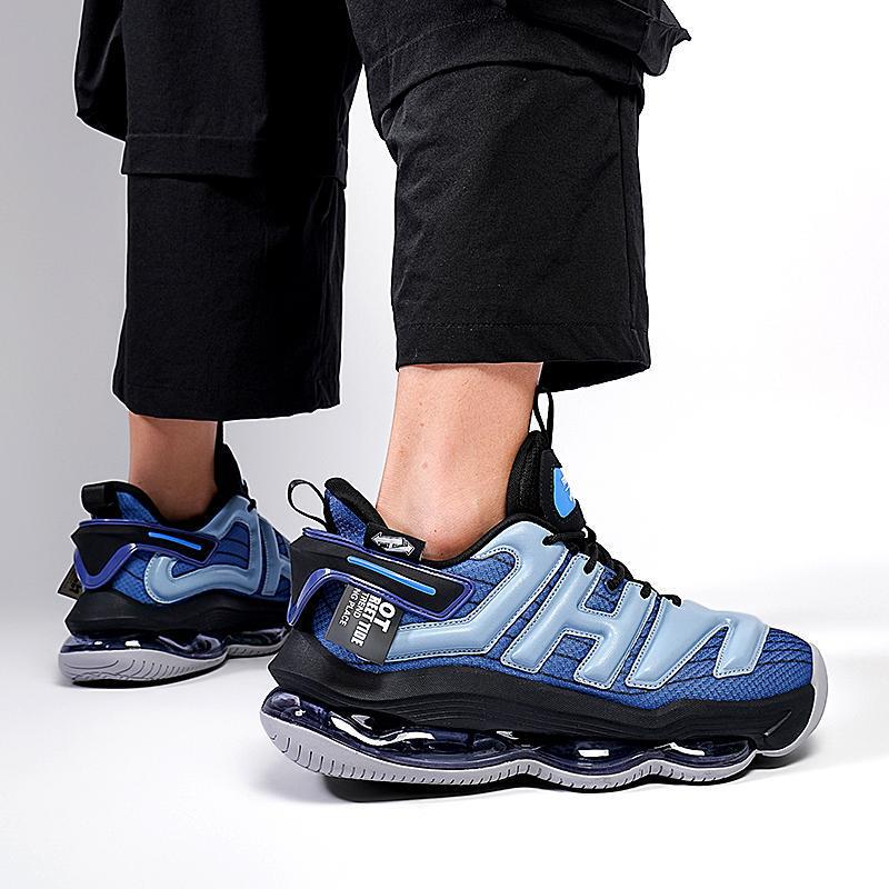 Basketball Shoes Men's Full-Length Air Cushion Trendy Sports Shoes Men's Shoes Spring Breathable Sports Shoes Men's Height-Increasing Youth Shoes