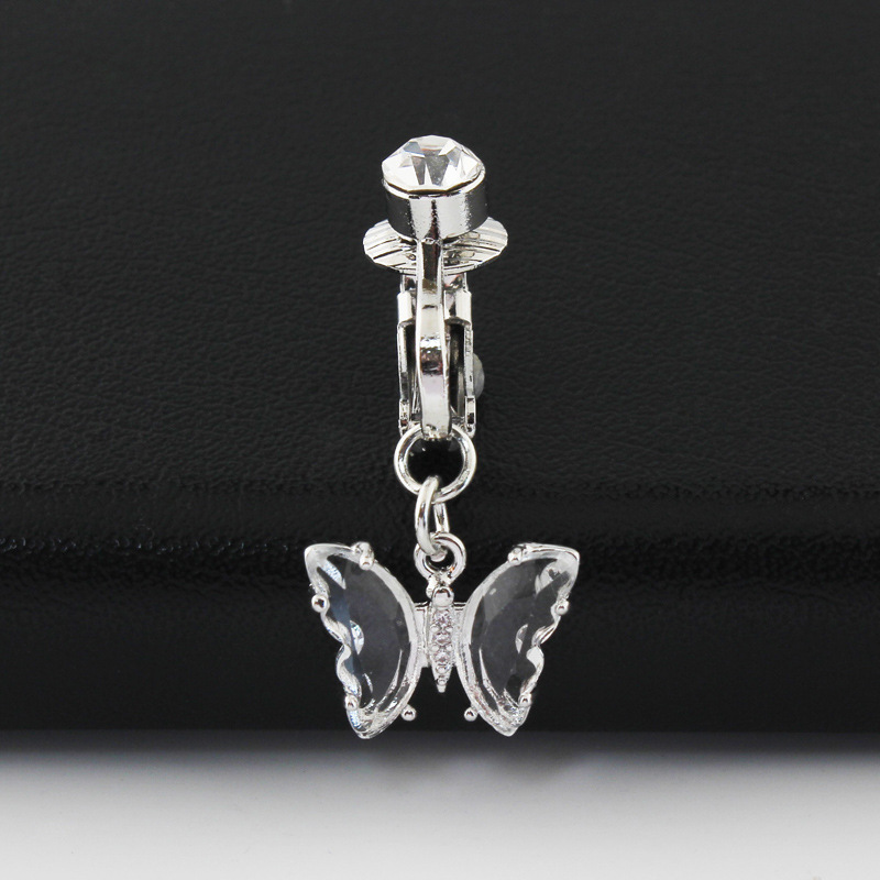 Piercing de nombril papillon avec cristal accessoire chic_voghion.com