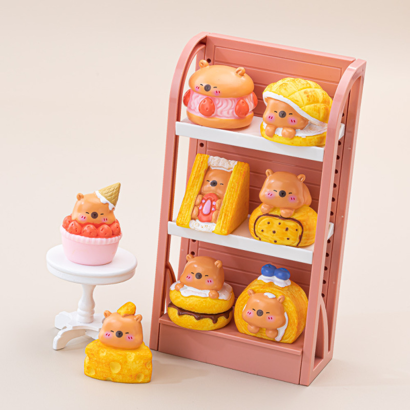 Kapi ベーキングデザート食品おもちゃ diy ジュエリーアクセサリーかわいいブラインドバッグ人形樹脂工芸品小さな装飾品卸売|undefined