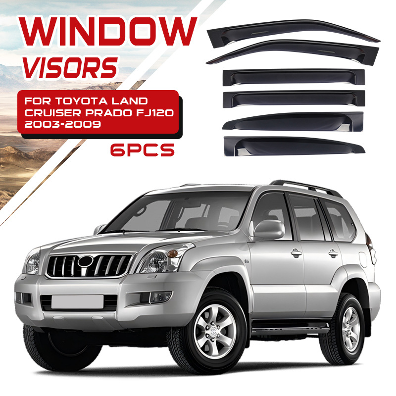Adecuado para protectores de lluvia y parasoles para ventanas de automóviles Toyota Prado Cruiser LC300 LC200 LC250.