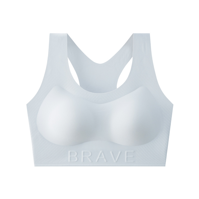 Botón de espalda ropa interior deportiva secado rápido antichoque integral taza fija para usar fuera de la espalda hermosa acondicionamiento chaleco de yoga bra