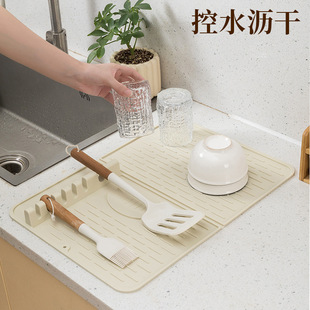 Kitchen spatula storage rack draining table stand pot bowl dish draining rack spoon cooking shovel table draining