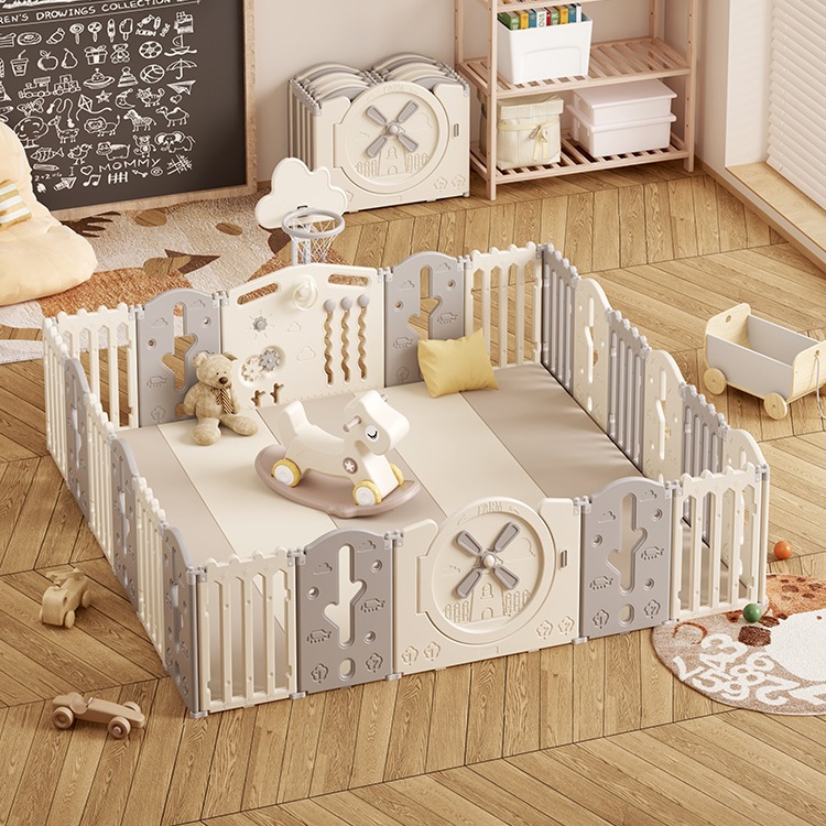 Game Fence Guardrail Baby Baby Children's Above Ground Fence Indoor Household Multi-Functional Crawling Mat Toy
