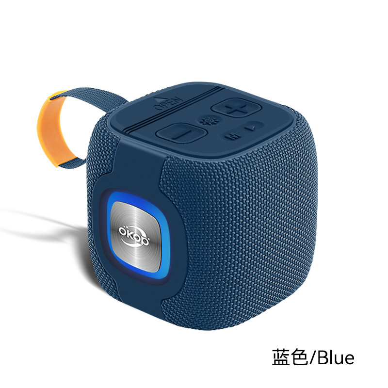 554蓝牙音响大电池高音质方形挂绳户外防水便携RGB氛围灯迷你音箱|undefined