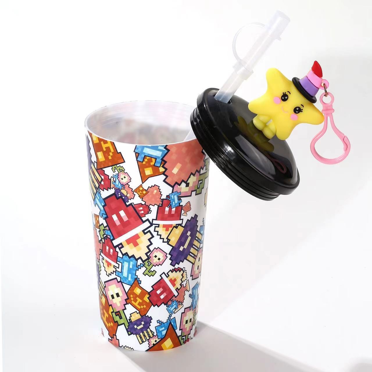 Patrón de píxeles de botella