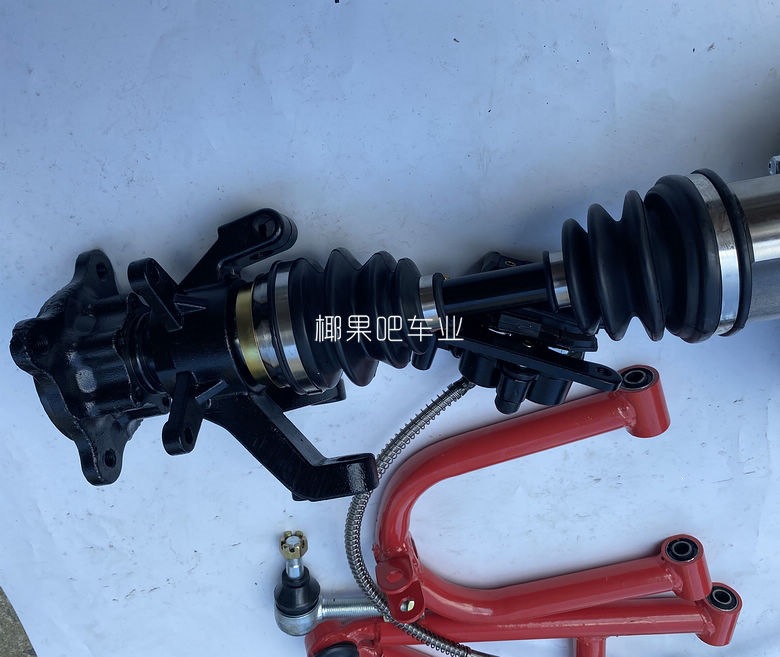 Modified kart accessories, ATV four-wheel drive front and rear independent suspension kit, gear box, rocker arm, horn flange, brake