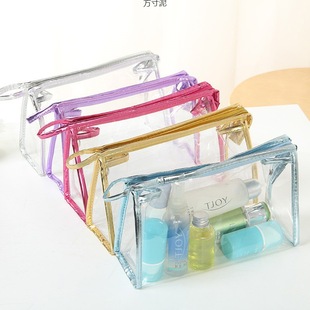Large capacity transparent wash bag cosmetic cosmetic bag cosmetic bag storage and finishing bag coin purse factory one wholesale