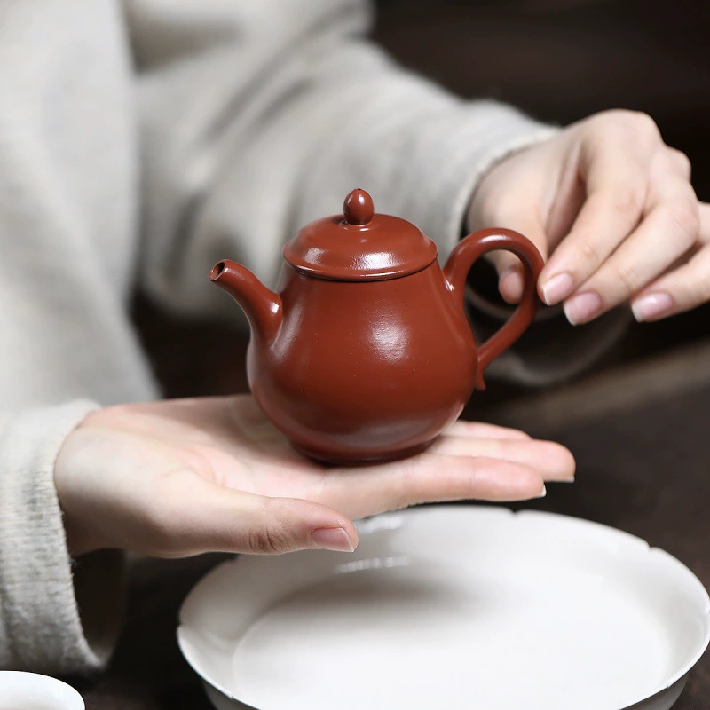 Xiaopin Panhu original ore Dahongpao famous handmade purple sand pot gift tea set source manufacturer supplies one piece for drop shipping