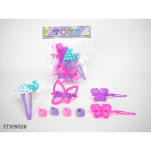 学校周边玩具女孩头发饰品组合套装扭蛋玩具食品杂志赠品节日礼品