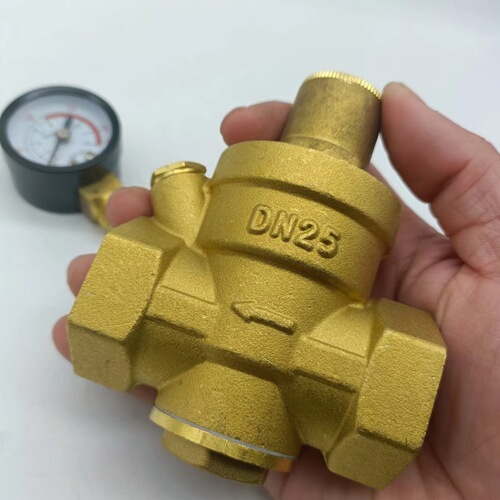 Brass pressure relief valve, thickened copper quick-connect pressure relief valve, water heater adjustable pressure stabilizer, tap water pressure regulating valve