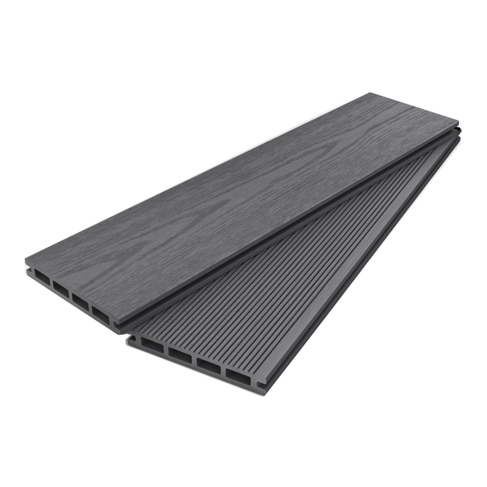 Madera plástico WPC piso generación agujero redondo 140*21 protección del medio ambiente plástico material de madera jardín decoración al aire libre tablero anti-corrosión madera