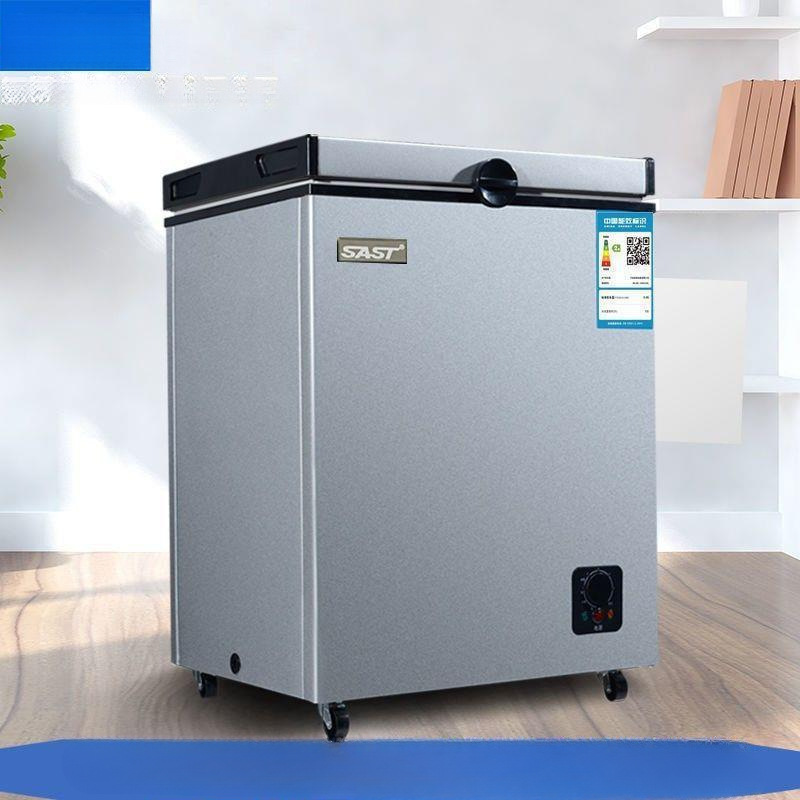 Sast/Xianke Small Freezer Household Commercial Large-Capacity Mini Horizontal Refrigerated Freezer Freezer Low Temperature Single Door