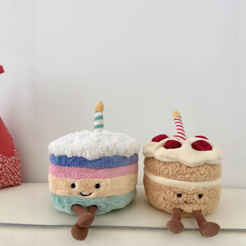 Jellycat ストロベリーケーキ人形結婚式パンデザートコレクション音楽誕生日ギフト人形卸売|undefined