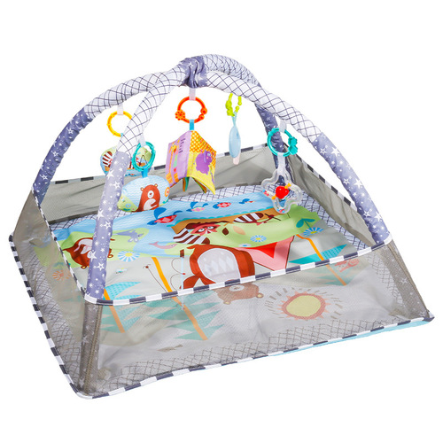 Cross-border hot selling baby fence game fitness stand 0-18 months baby ocean crawling mat ball pool toys wholesale