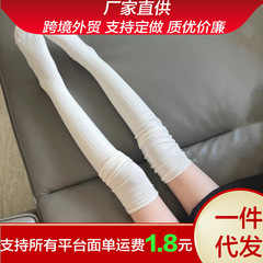 秋冬用の女性用ロングソックス、JK風ホワイトソックス、秋用太もも丈ソックス、ハイソックス、膝当て付きソックス