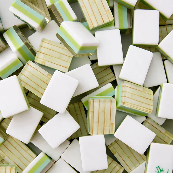 Customized Bamboo Pattern Acrylic American Mahjong Tiles - High-end Crystal Mahjong Set for Home Use and Gift Giving