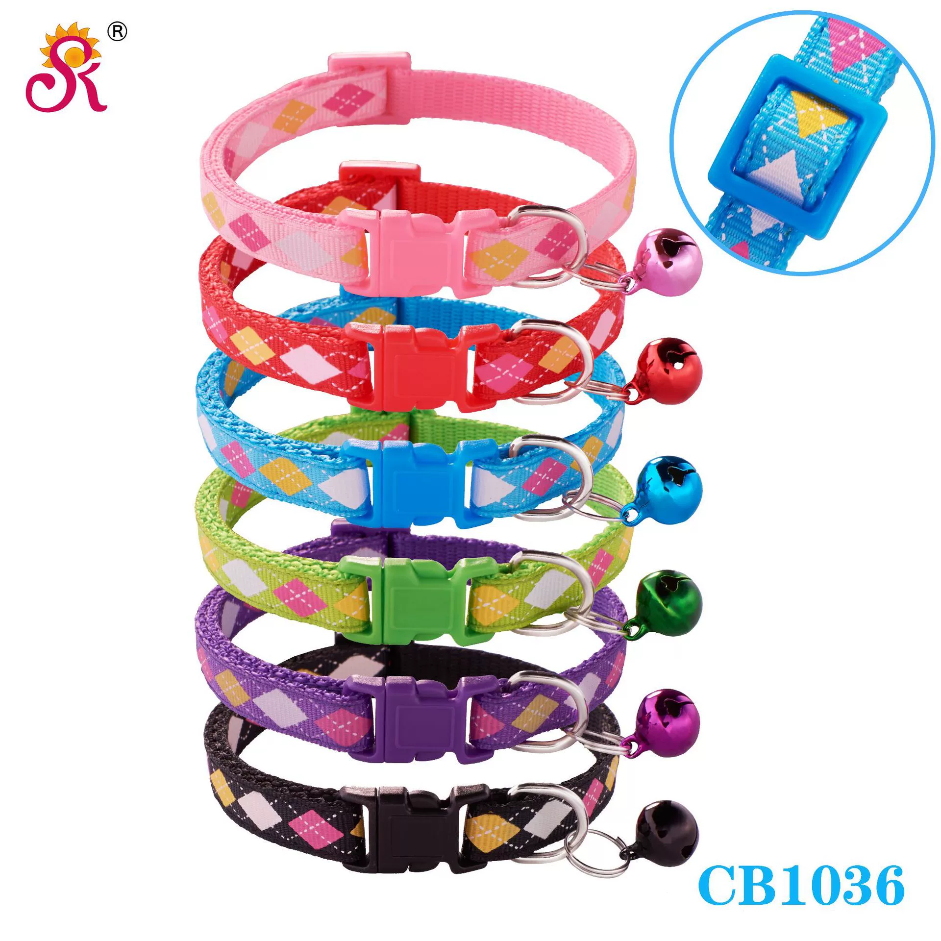 1,0 Серии воротника кота воротника колокола воротника собаки любимца воротника заплаты печати диаманта воротника ленты