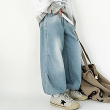 DK童装25夏季日系女男童薄款防蚊裤儿童中大童休闲牛仔裤长裤子潮