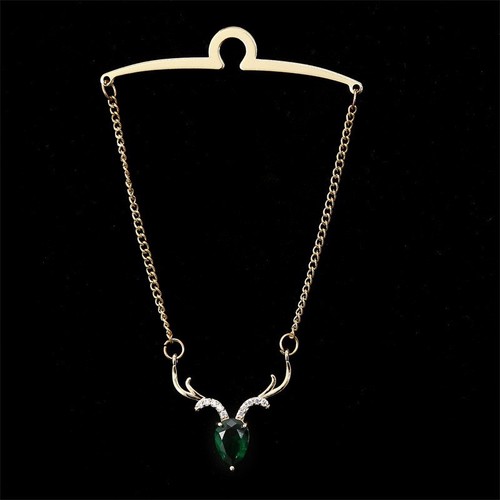 Men's Tie Accessories Deer Head Tie Chain Metal Chain U-shaped Chain Formal Shirt Chain Tie Clip Tie Matching Accessory