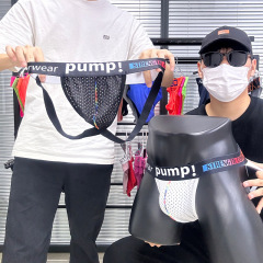 PUMP！性感低腰男士內褲情趣青年運動健身網孔透氣丁字褲衩MP294