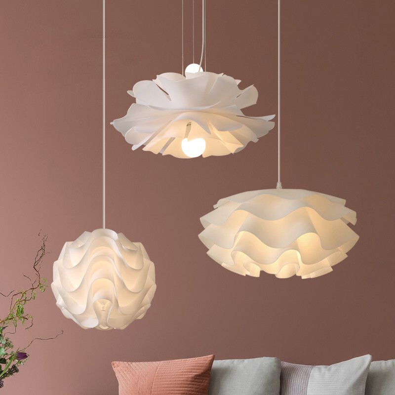 Nordic Modern Simple Creative Flower Internet Celebrity Clothing Store Ins Girls Warm Restaurant Bedroom Pinecone Chandelier