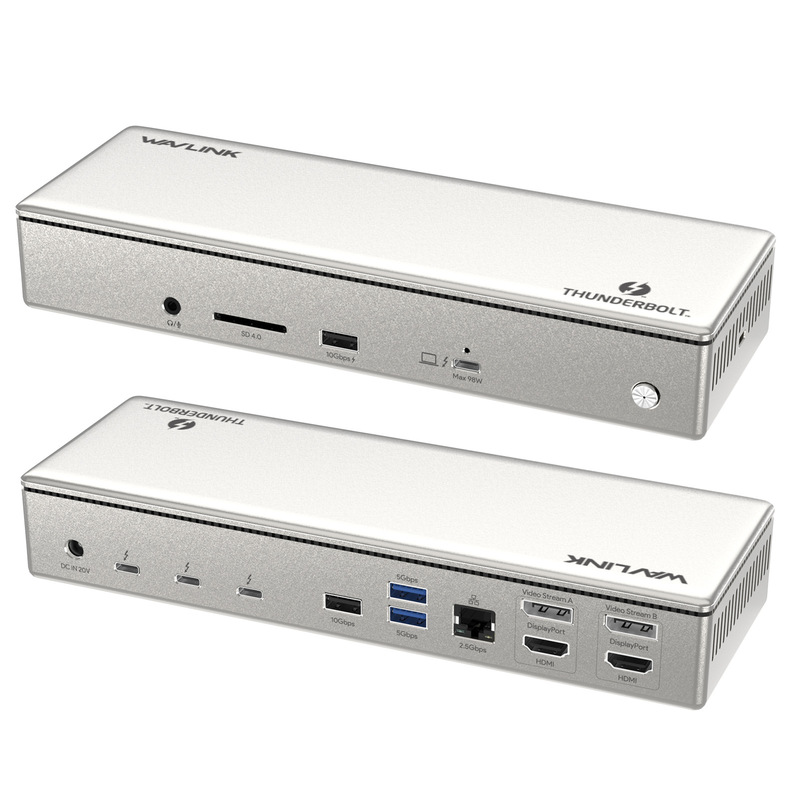 Wavlink Thunderbolt 4 Quad 40Gbps Laptop Dock Station with 98w PD