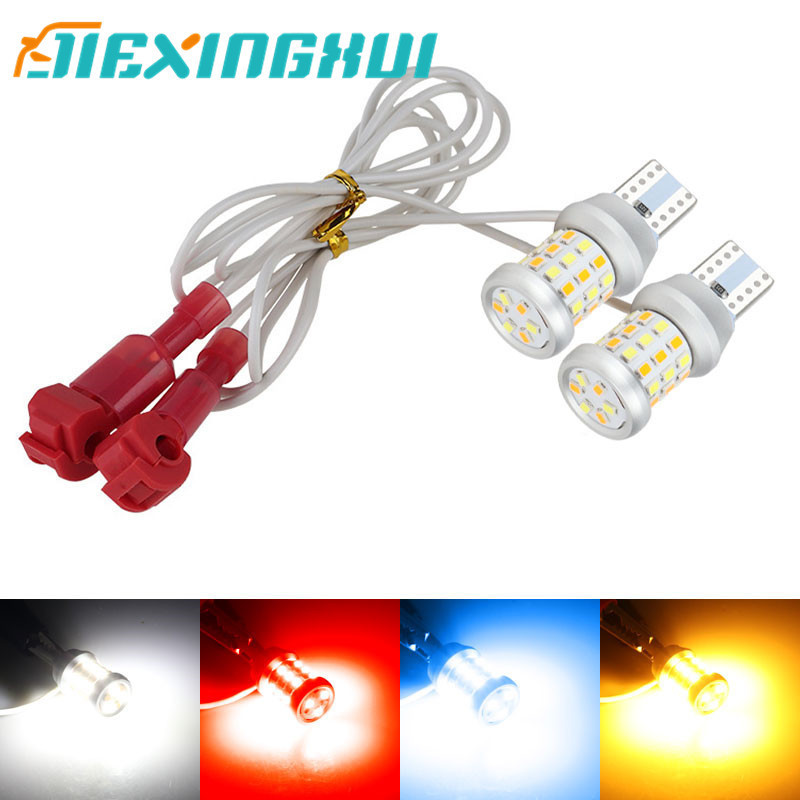 Cross-border hot-selling motorcycle highlight T10 wide indicator light two-color turn signal T15 2016 42smd W5W tail light