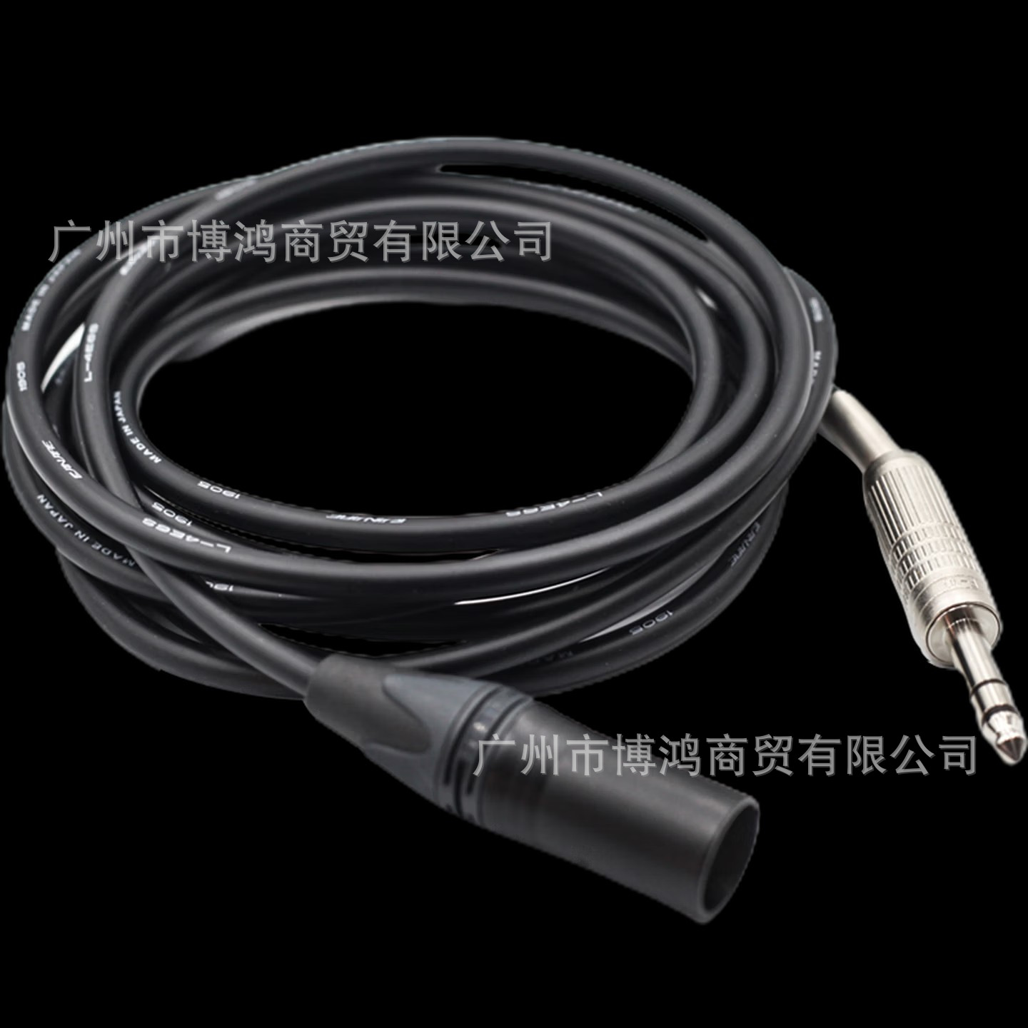 CANARE佳耐美音频线卡侬公NC3MXX-B -大三芯 F-16SPC*-B2黑色5米