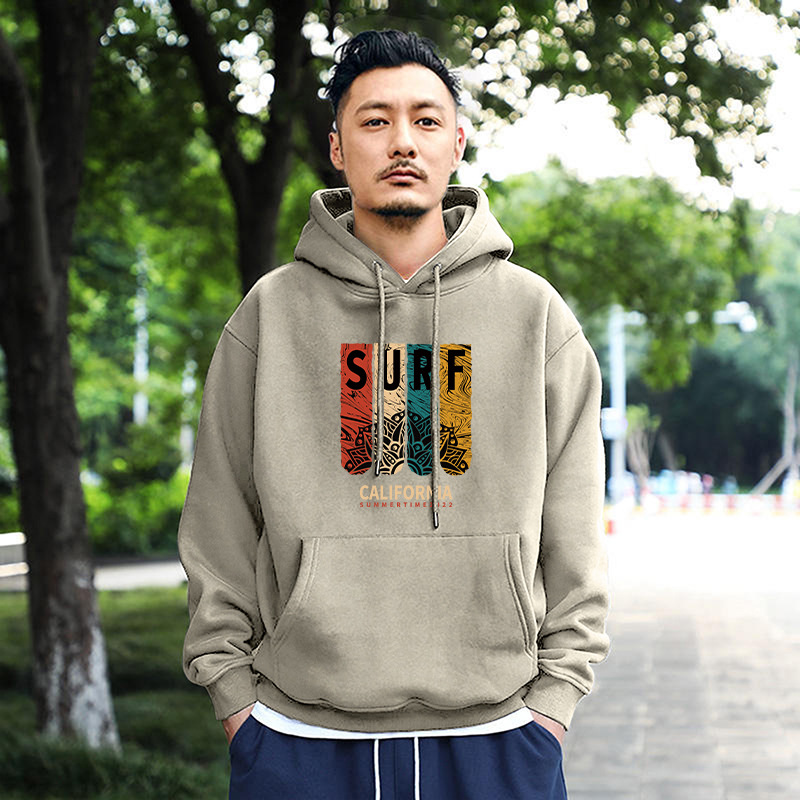 Chaqueta encapuchada masculina primavera y otoño marca de moda americana chaqueta de peso retrogrado chaqueta de pareja casual suelta camisa con sombrero de manga larga