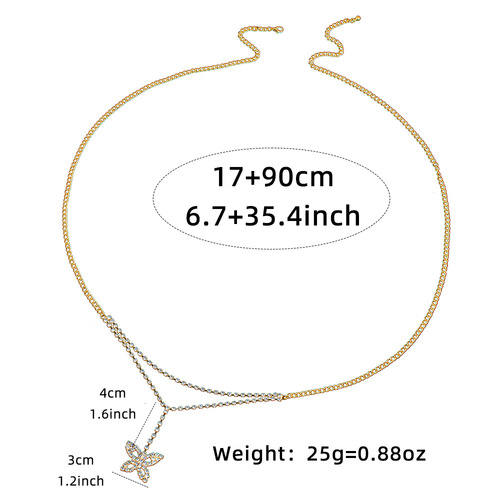Sweet and cool street photography fashion versatile beach diamond waist jewelry accessories full of diamonds shiny sexy European and American waist chain for women