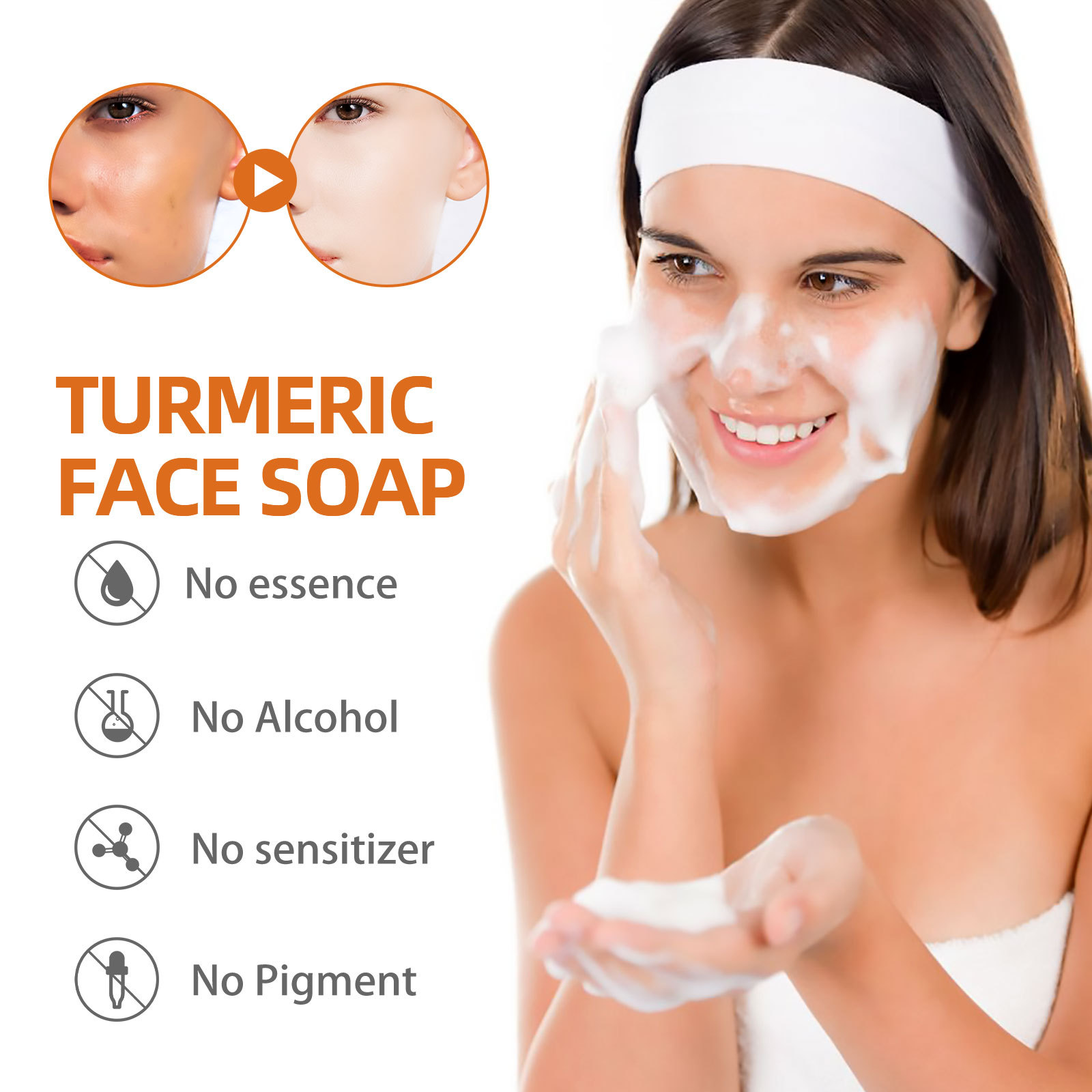 West&Month Ginger Turmeric Facial Soap
